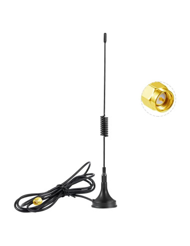 Antena SMA 868 MHz POBADY 3dBi Base Magnética 3m