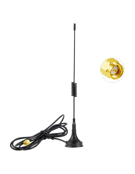 Antena SMA 868 MHz POBADY 3dBi Base Magnética 3m