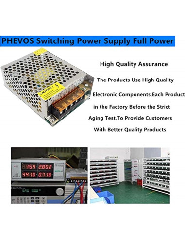 Fuente de Alimentación DC 5V 5A 25W PHEVOS para Proyectos