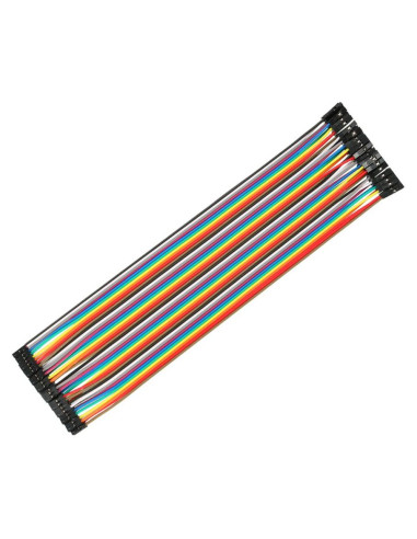 Cable de Cinta Hembra a Hembra uxcell 2P a 1P 20.5cm