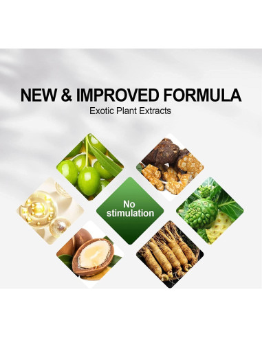 Kit Champú Colorante Herbishh 4pcs para Cabello Gris - Negro