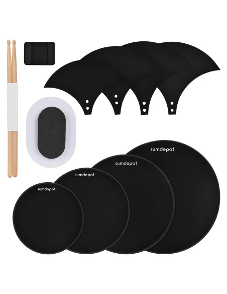 Pads de Silencio para Batería 11 Piezas Sumdepot