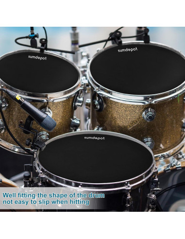 Pads de Silencio para Batería 11 Piezas Sumdepot