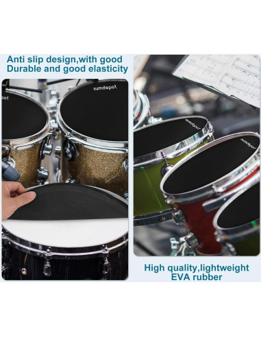 Pads de Silencio para Batería 11 Piezas Sumdepot