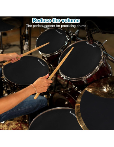 Pads de Silencio para Batería 11 Piezas Sumdepot