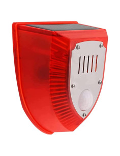 Luz de Alarma Solar con Sensor de Movimiento WONFAST 129dB