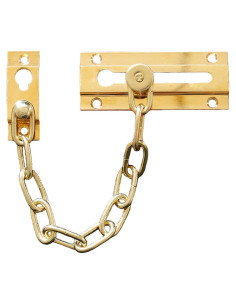 Cadena de Seguridad Antirrobo RZDEAL para Puertas - Dorado