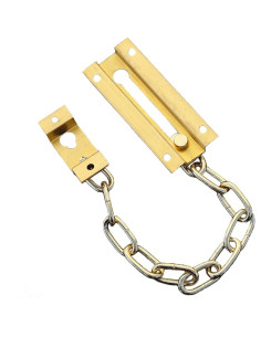 Cadena de Seguridad Antirrobo RZDEAL para Puertas - Dorado 2