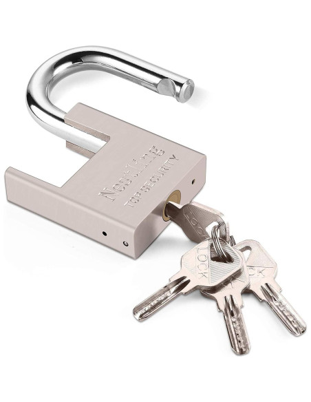 Candado AMMIY de Alta Seguridad con 4 Llaves - Acero y Latón