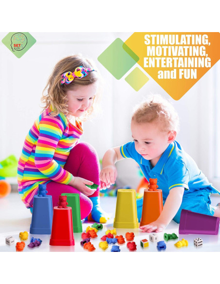 Juego de Osos Contadores SET4kids - 71 Piezas Educativas