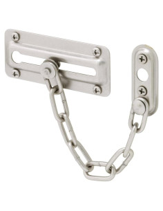 Guardia de Puerta de Cadena Prime-Line U 10386, Acero Níquel Satinado