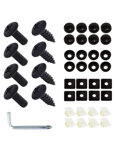 Tornillos Antivibración y Antirrobo GKmow para Placas de Matrícula