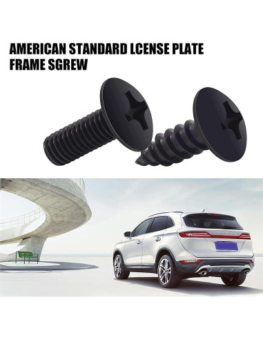 Tornillos Antivibración y Antirrobo GKmow para Placas de Matrícula