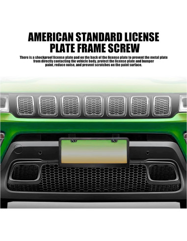 Tornillos Antivibración y Antirrobo GKmow para Placas de Matrícula