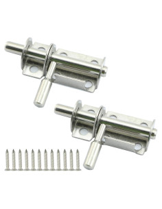 Cerrojo de Barril Deslizante Tegg 2PCS 3.81cm Acero Inoxidable