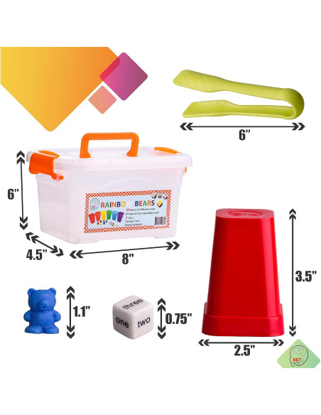 Juego de Osos Contadores SET4kids - 71 Piezas Educativas