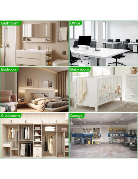 Cerradura Biométrica FITNATE con Huella Dactilar y App - Negro Mate