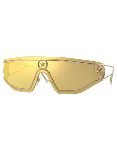 Gafas de Sol Versace Hombre Marco Dorado Lentes Espejo