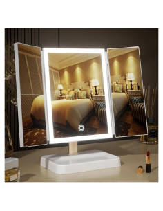 Espejo de Maquillaje Iluminado BERTHALESS 29.2x18.8 cm 3X Aumento