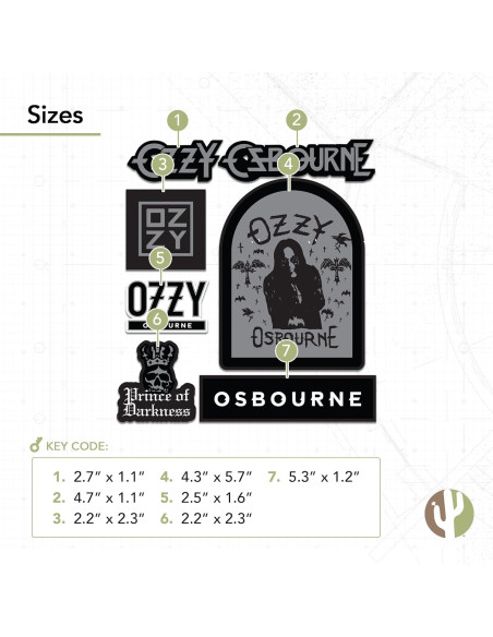 Calcomanía de Vinilo Ozzy Osbourne - Desert Cactus - 27.94x20.32 cm