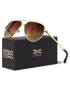 Gafas de sol LUENX Aviador Unisex Polarizadas UV400