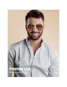 Gafas de sol LUENX Aviador Unisex Polarizadas UV400 2