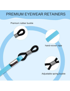 4 Piezas Cadenas para Gafas Antideslizantes Boho - 69 cm 2