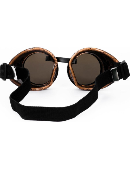 Gafas Steampunk Vintage Ajustables Bronce para Cosplay