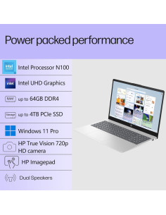 HP Computadora Portátil 15.6" FHD, 32GB RAM, 1TB SSD, Plata 2