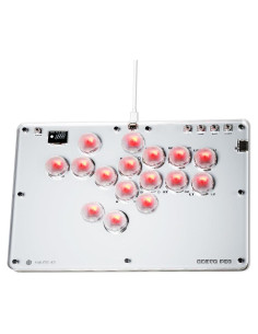 Controlador Arcade Sehawei T16 Blanco 16 Botones RGB Turbo