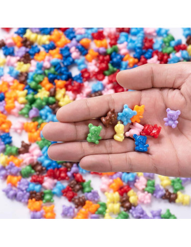 90 Ositos de Conteo de Colores XINHUIDALSQ - Mini Juguetes Matemáticos