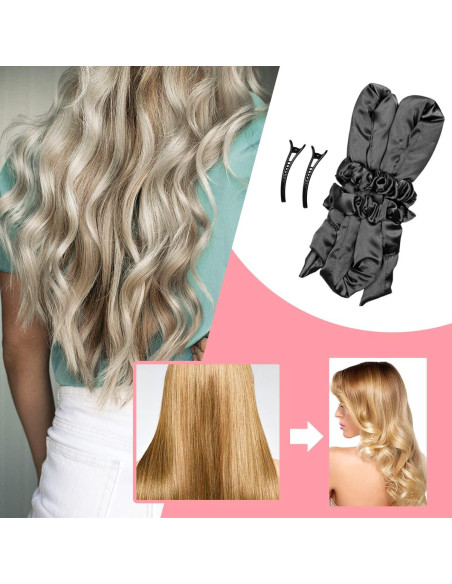 Banda Rizador de Cabello Sin Calor EnriQ - Juego de 5 Piezas