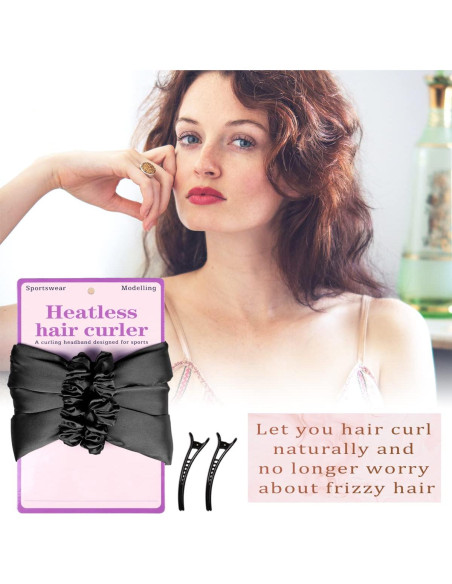 Banda Rizador de Cabello Sin Calor EnriQ - Juego de 5 Piezas