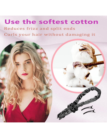 Banda Rizador de Cabello Sin Calor EnriQ - Juego de 5 Piezas