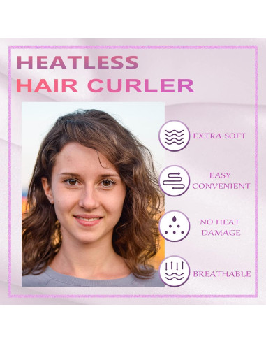 Banda Rizador de Cabello Sin Calor EnriQ - Juego de 5 Piezas