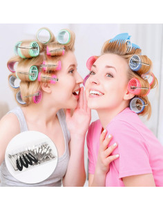 Pinzas de cabello Dgeclr 44 piezas metal pico de pato 2