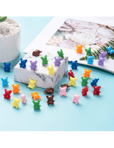 90 Ositos de Conteo de Colores XINHUIDALSQ - Mini Juguetes Matemáticos