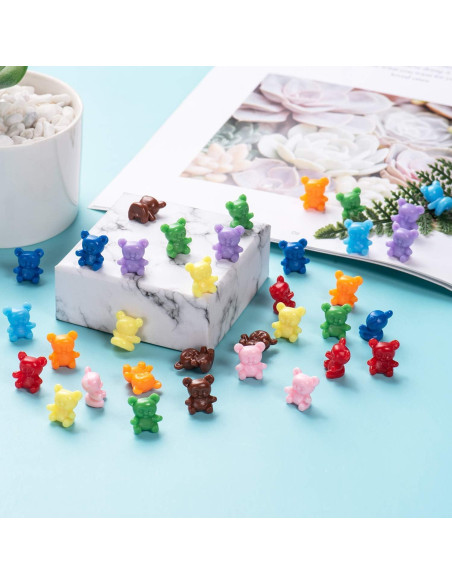90 Ositos de Conteo de Colores XINHUIDALSQ - Mini Juguetes Matemáticos