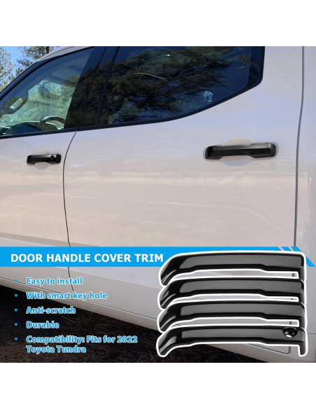 Cubierta de Manija de Puerta DLOVEG para Toyota Tundra 2022-2026