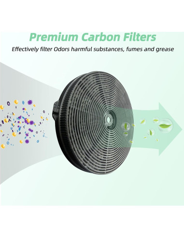 Filtro de Carbón Activado FIREGAS CC170 - 2 Pzs para Campana