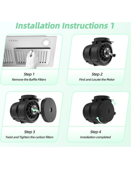 Filtro de Carbón Activado FIREGAS CC170 - 2 Pzs para Campana