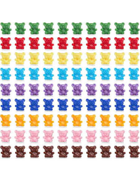 90 Ositos de Conteo de Colores XINHUIDALSQ - Mini Juguetes Matemáticos