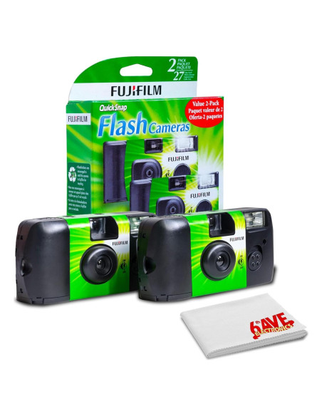 Cámara desechable FUJIFILM QuickSnap Flash 400 - 27 exposiciones