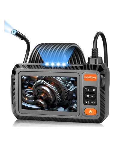 Cámara Endoscópica 1080P SGIP con Luz y Pantalla 4.3"