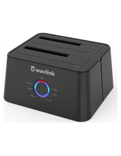 Estación de Acoplamiento Doble Bahía WAVLINK USB 3.0 a SATA 16TB