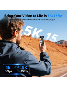 Cámara Corporal BOBLOV W5 5K/15FPS y 4K/60FPS con Micrófono 2