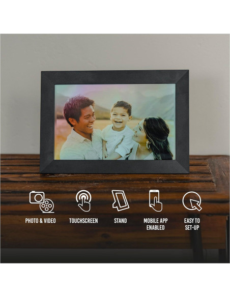 Marco Digital de Fotos VIVITAR 10" WiFi Pantalla Táctil LCD