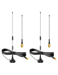 Antena Magnética Slinkdsco 915MHz para ESP32 LoRa V3 - 2 Juegos