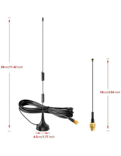 Antena Magnética Slinkdsco 915MHz para ESP32 LoRa V3 - 2 Juegos 2