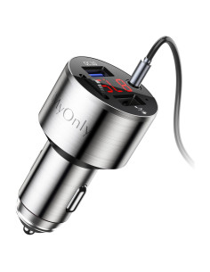 Adaptador FM Bluetooth 5.3 iMyOnly C2 con Carga Rápida QC3.0